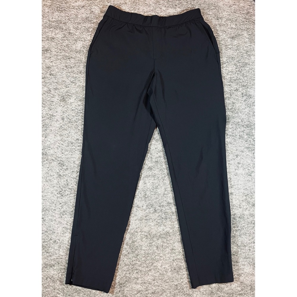 Tommy Bahama Golf Pants Womens M Black Stretch Ankle Zip Quiet Luxury Travel - Picture 6 of 12